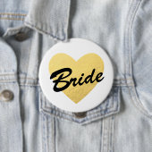 Badge de mariée | coeur d'or | Bachelorette (En situation)