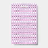 Badge de modèle d'élève en école à la maison non s (Arrière)