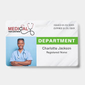 Badge de modèle d'entreprise simple moderne (Avant)