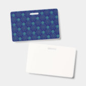 Badge de motif floral (Avant & arrière)