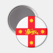 Badge de New South Wales, Australie Magnet (Recto/Verso)