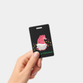 Badge de Noël Gnomie (Manuel / portable)