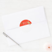 Badge de Noël Joyeux Noël Étiquette Nom Renne (Enveloppe)