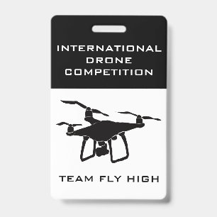 Badge de nom de compétition de drone