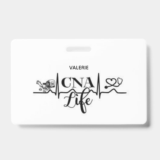 Badge de nom de la vie de CNA (Avant)