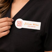 badge de nom de logo personnalisé