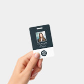 Badge de nom de photo d'employé personnalisé Code  (Manuel / portable)