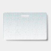 Badge de nom d'employé | Texte et couleur personna (Arrière)