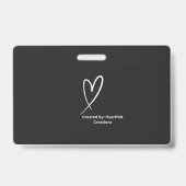 Badge de nom d'EMT (Arrière)