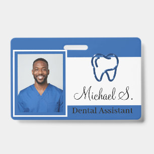 Badge de nom d'identifiant personnalisé simple