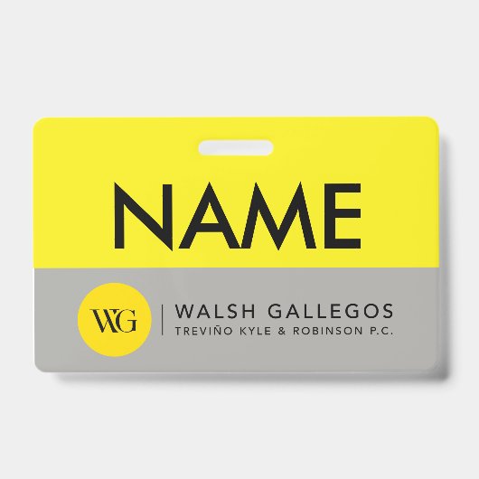 Badge de nom personnalisé (Face)