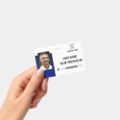 Badge de nom personnalisé Bouton d'identification (Manuel / portable)