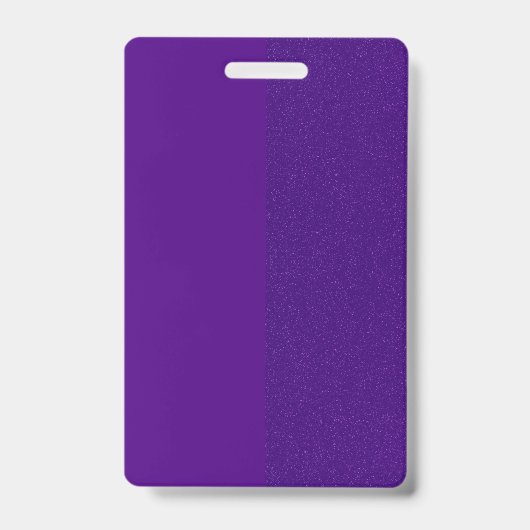 Badge de nom personnalisé du bruit pourpre (Avant)