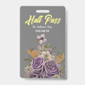 Badge de Pass du pavillon de beauté pourpre (Arrière)