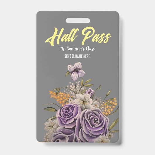 Badge de Pass du pavillon de beauté pourpre (Avant)
