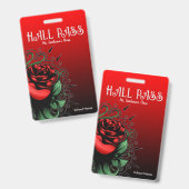 Badge de passage Amazing Rose Hall (Avant & arrière)