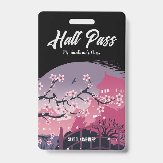 Badge de passe Dark Blossom Hall (Face)