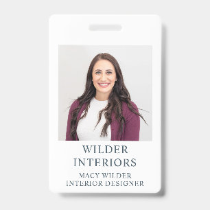 Badge de photo d'architecte d'intérieur