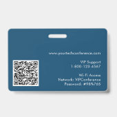 Badge de photo d'identification personnalisé pour  (Arrière)