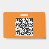 Badge de photo d'identité (Arrière)