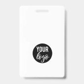 Badge de photo et de logo pour la visite guidée de (Arrière)