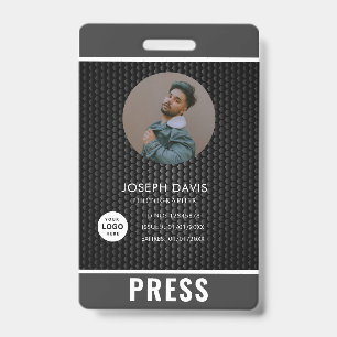 Badge de photographe de presse