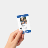 Badge de photographe de presse (Manuel / portable)