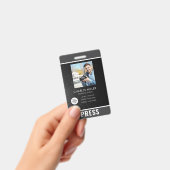 Badge de photographe de presse (Manuel / portable)