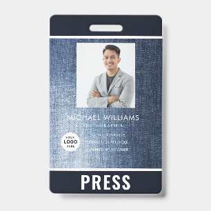 Badge de photographe de presse