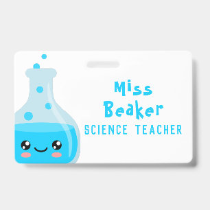 badge de professeur de sciences