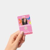 Badge de professeur d'école maternelle amusant (Manuel / portable)
