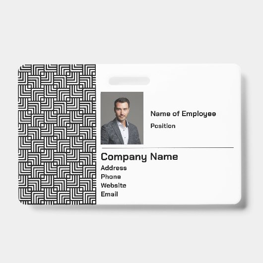 Badge de sécurité de l'entreprise (Avant)