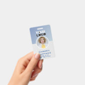 Badge de sécurité d'entreprise avec code-barres et (Manuel / portable)