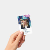 Badge de sécurité pour employés avec image abstrai (Handheld)