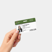 Badge de sécurité pour employés - Horizontal (Manuel / portable)