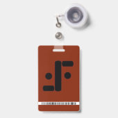 Badge de sécurité V (Avant avec rétractable)