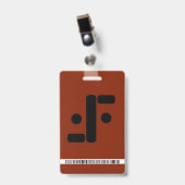 Badge de sécurité V (Avant avec clip)