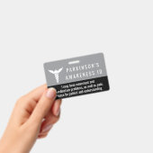 Badge de sensibilisation à la maladie de Parkinson (Manuel / portable)