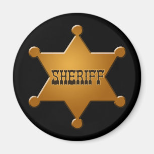 Badge de shérif - aimant