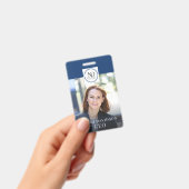 Badge de société avec photo d'identité de l'employ (Manuel / portable)