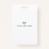 Badge de style Eucalyptus vert (Dos)