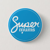 Badge de supermums - Bleu (Devant)