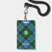 Badge de tartan de chasse Clan Morrison (Avant avec lanière)