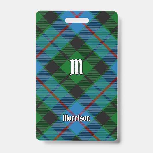 Badge de tartan de chasse Clan Morrison (Avant)