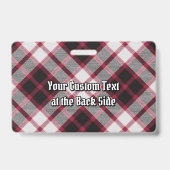 Badge de tartan de chasse du clan MacPherson (Arrière)