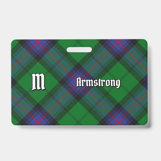 Badge de tartan du clan Armstrong (Avant)