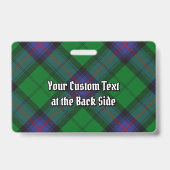 Badge de tartan du clan Armstrong (Arrière)