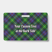 Badge de tartan du clan Farquharson (Arrière)