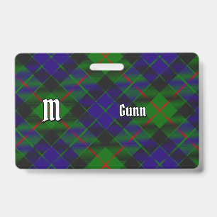 Badge de tartan du clan Gunn