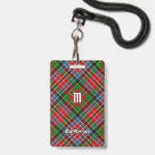 Badge de tartan du clan MacPherson (Avant avec lanière)